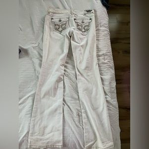 Bootcut Rhinestone Studded Antique Rivet Women’s Jeans Size 29
